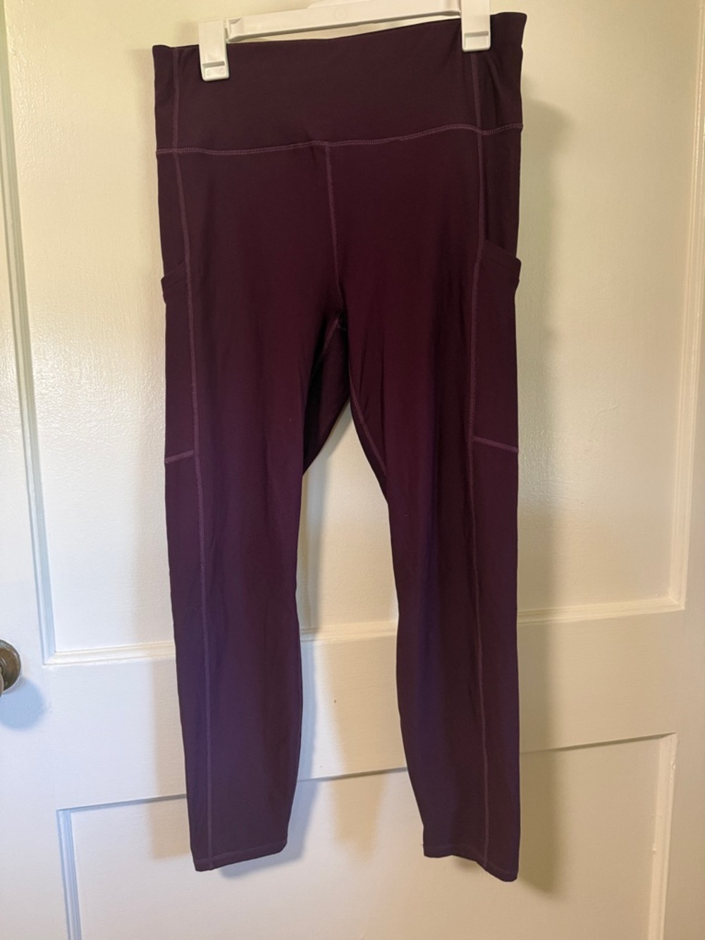 Fabletics Plum High-Waist Pocket Leggings